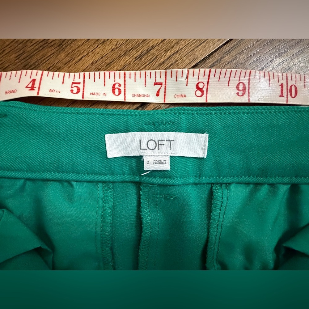 LOFT Emerald Green Trousers - Picture 2 of 7
